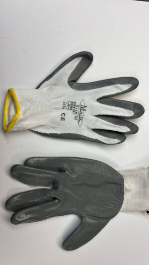 Cotton Gloves White Gray Gloves
