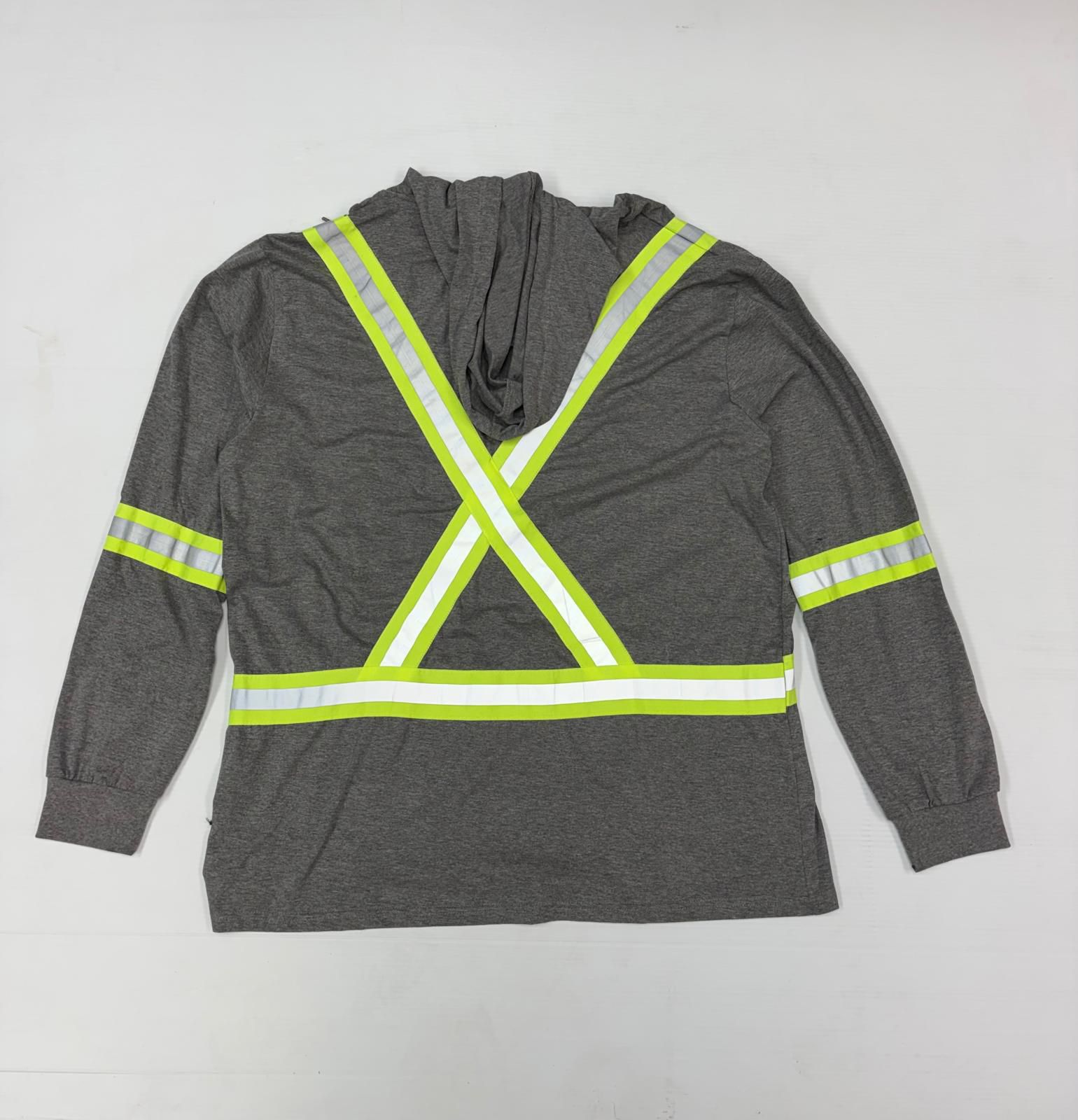 Gray High Visibility Reflective, Safety Shirt - Image 2
