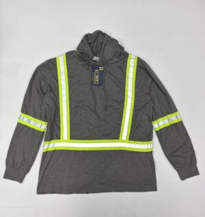 Gray High Visibility Reflective, Safety Shirt