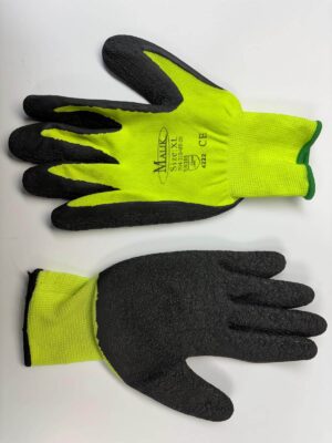 Yellow Nitrile Heat Resistant Work Gloves